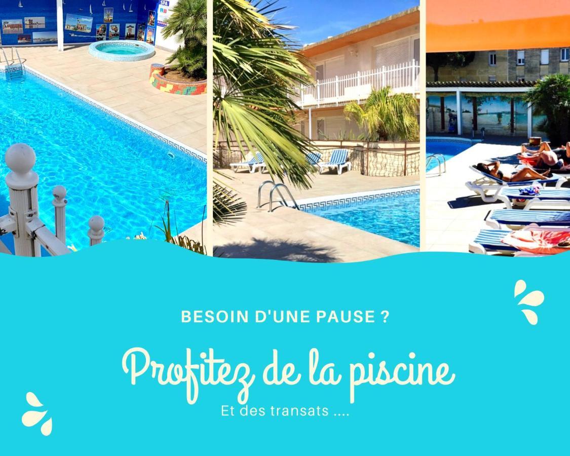 Amerique Hotel Palavas - Piscine - Plage Exterior photo